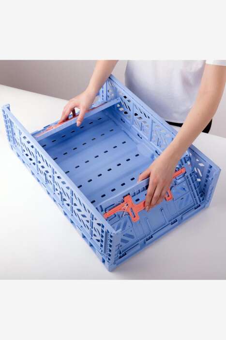 Aykasa 604018 Maxibox Konforlu Kilit Baby Blue Katlanabilir Kasa - 3