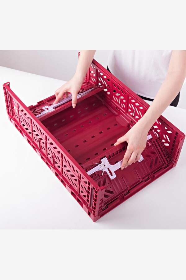 Aykasa 604018 Maxibox Konforlu Kilit Chili Pepper Katlanabilir Kasa - 3