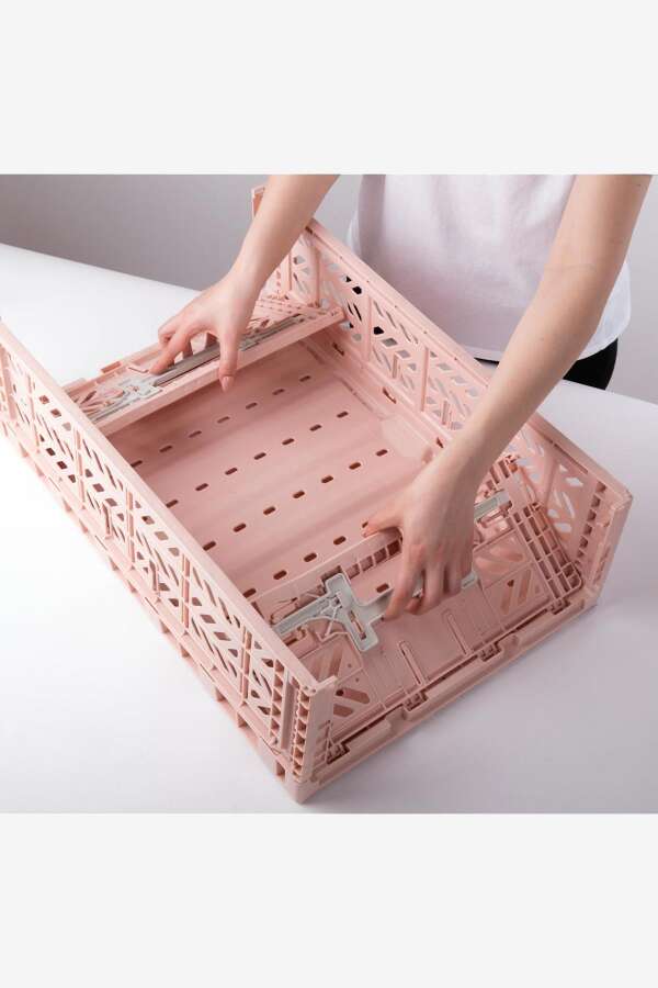 Aykasa 604018 Maxibox Konforlu Kilit Milk Tea Katlanabilir Kasa - 3