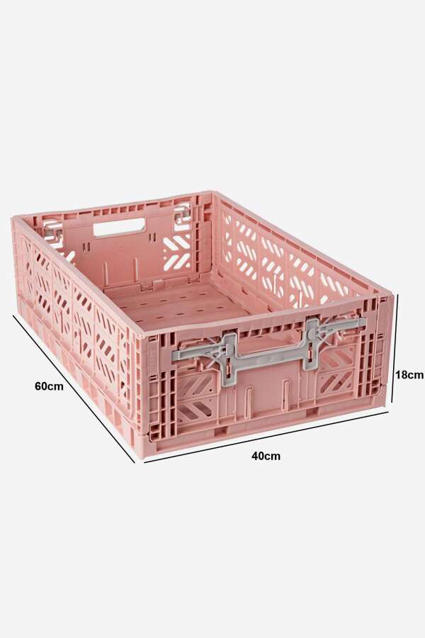 Aykasa 604018 Maxibox Konforlu Kilit Milk Tea Katlanabilir Kasa - 4