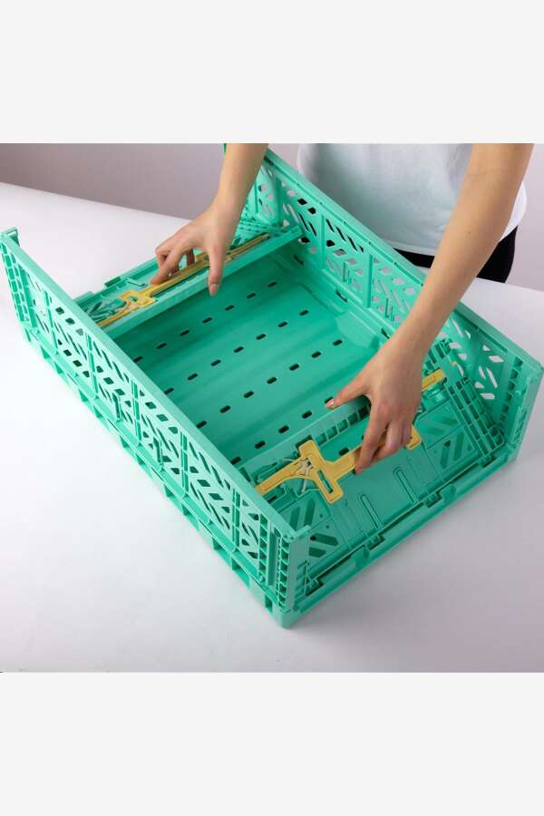 Aykasa 604018 Maxibox Konforlu Kilit Mint Katlanabilir Kasa - 3