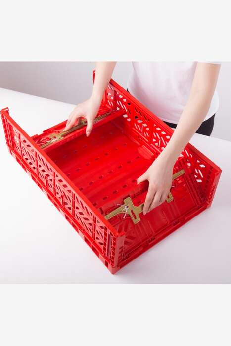 Aykasa 604018 Maxibox Konforlu Kilit Red Katlanabilir Kasa - 3