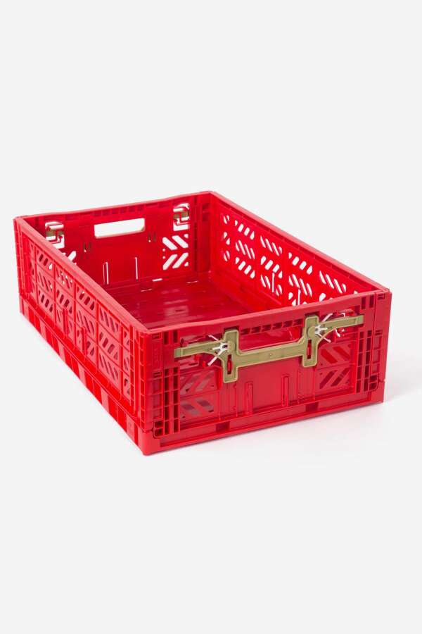 Aykasa 604018 Maxibox Konforlu Kilit Red Katlanabilir Kasa - 1