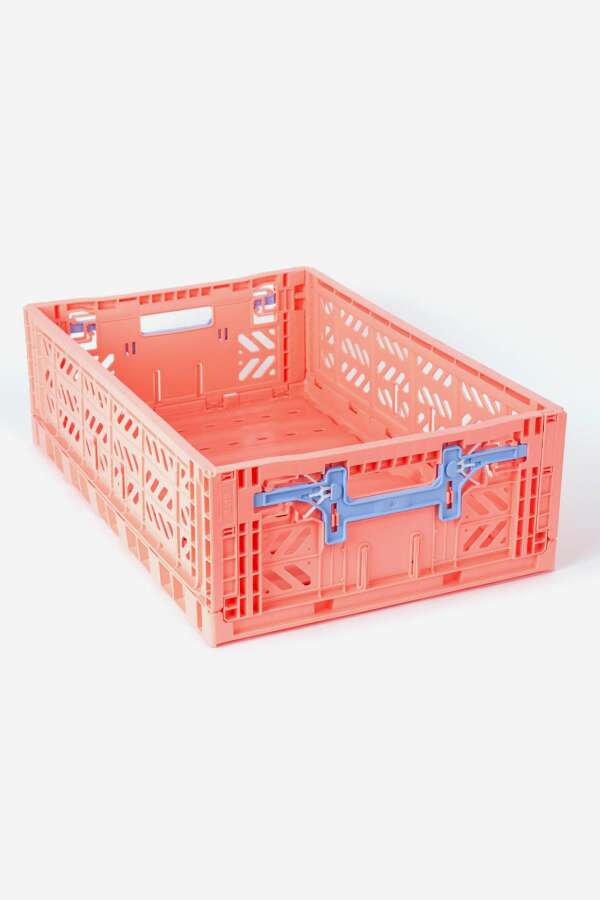 Aykasa 604018 Maxibox Konforlu Kilit Salmon Pink Katlanabilir Kasa - 1