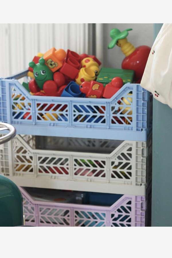 Aykasa 403014 Midibox Baby Blue Katlanabilir Kasa - 5