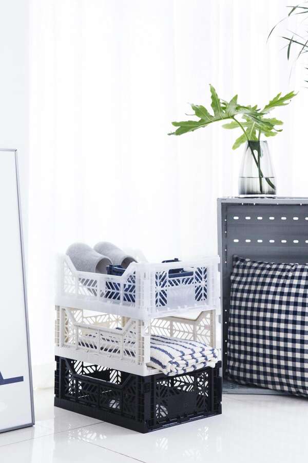 Aykasa 403014 Midibox White Katlanabilir Kasa - 5