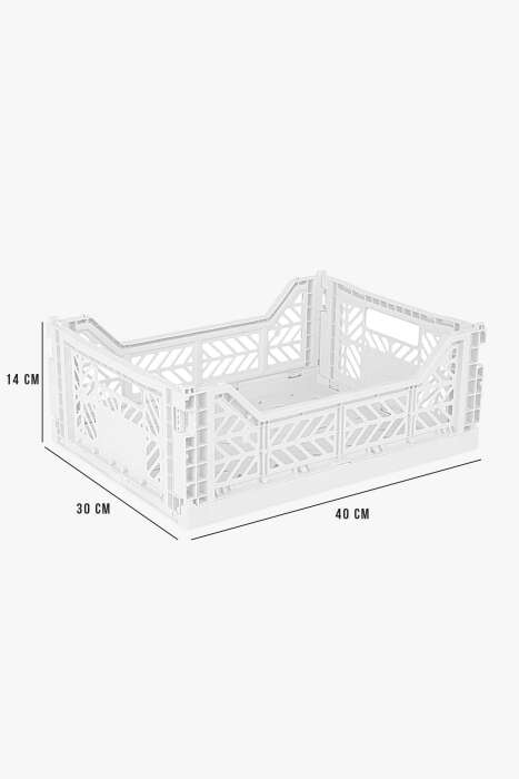 Aykasa 403014 Midibox White Katlanabilir Kasa - 4