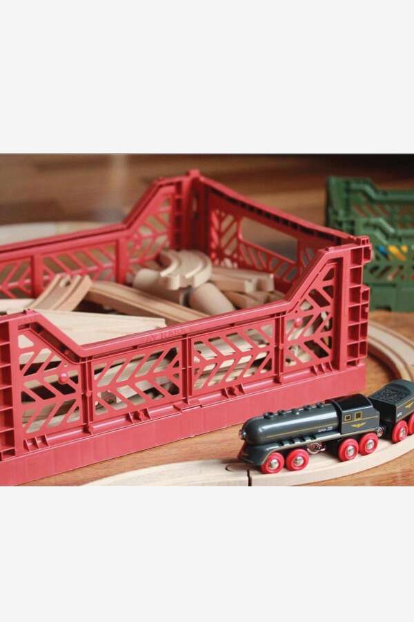 Aykasa 403014 Midibox Tile Red Katlanabilir Kasa - 5