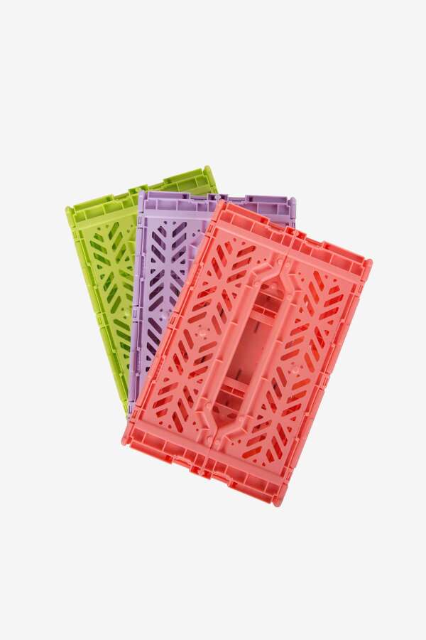 Aykasa 261710 Salmon, Orchid, Acid Yellow Minibox Katlanabilir Kasa - 3