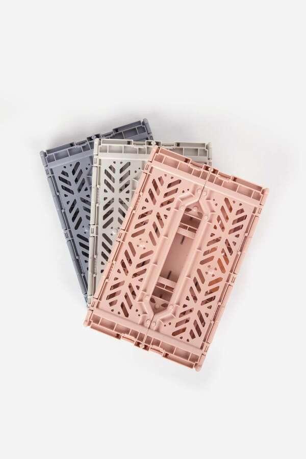 Aykasa 261710 Milk Tea, Light Gray, Gray Minibox Katlanabilir Kasa - 3