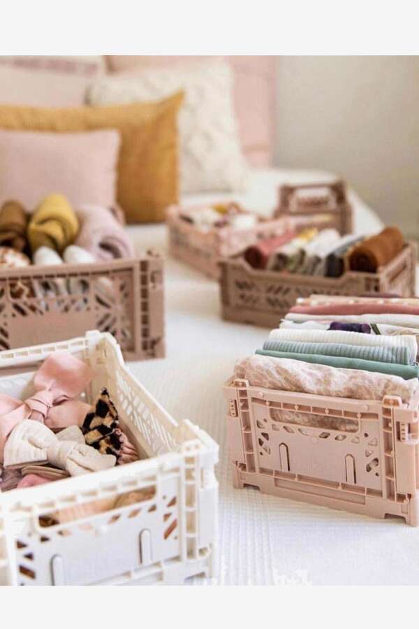 Aykasa 261710 Milk Tea, Light Gray, Gray Minibox Katlanabilir Kasa - 4