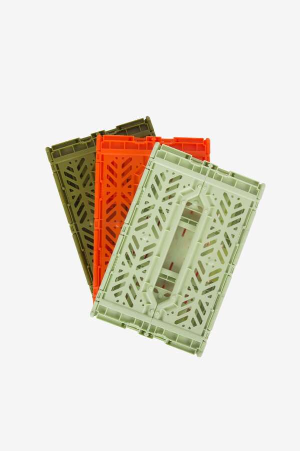 Aykasa 261710 Lime, Orange, Olive Minibox Katlanabilir Kasa - 3