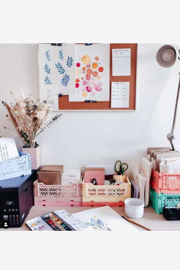 Aykasa 261710 Lime, Orange, Olive Minibox Katlanabilir Kasa - 4