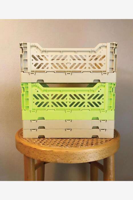 Aykasa 261710 Minibox Acid Yellow Katlanabilir Kasa - 5