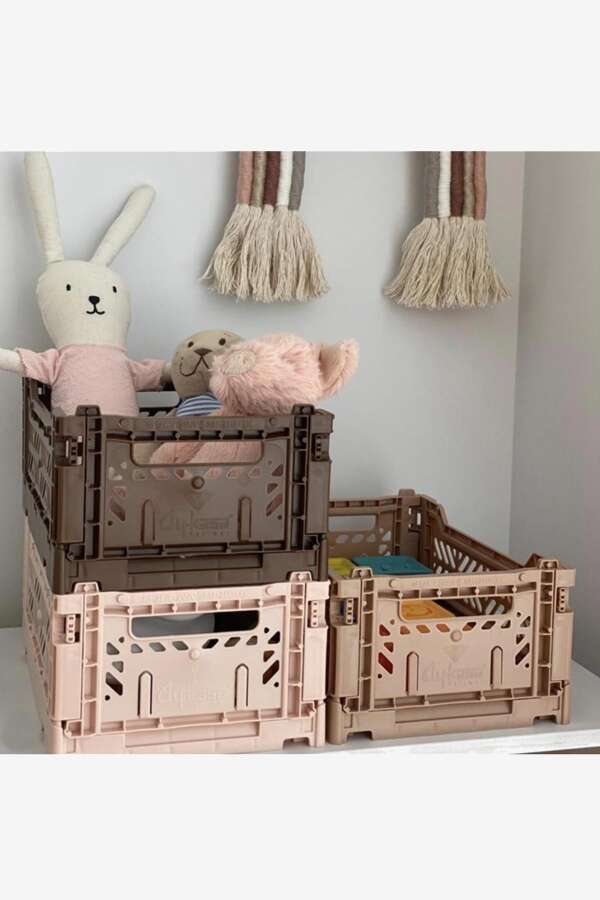 Aykasa 261710 Minibox Brown Katlanabilir Kasa - 5