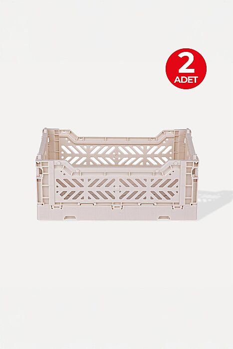 Aykasa 261710 Minibox Coconut Milk Katlanabilir Kasa 2'li Paket - 1