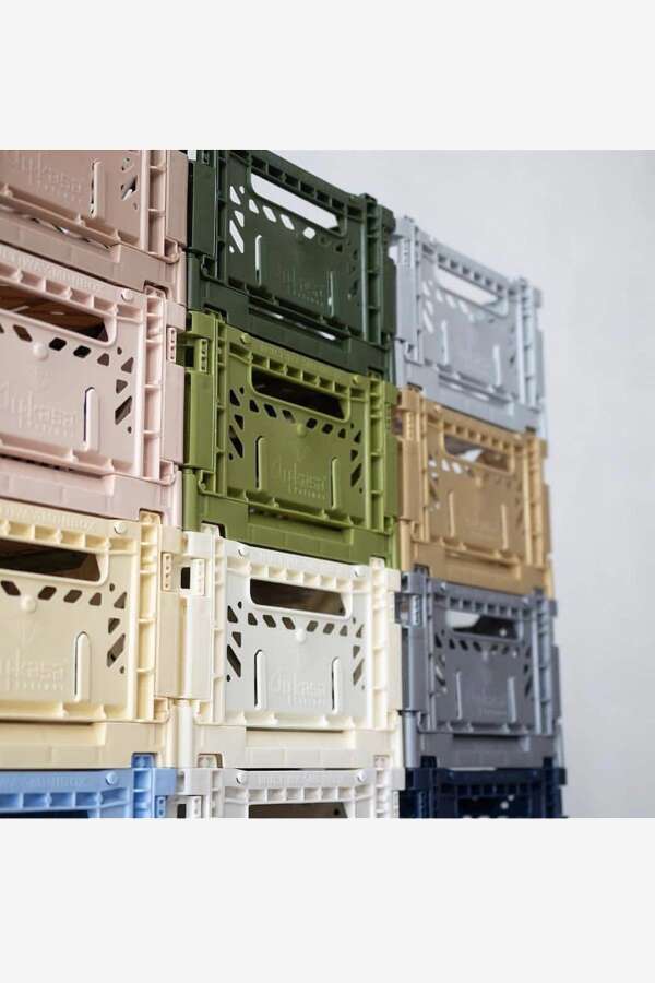 Aykasa 261710 Minibox Haki Katlanabilir Kasa - 5