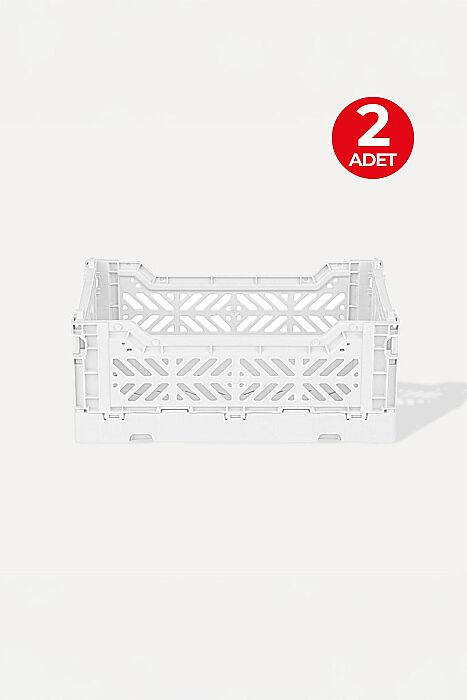 Aykasa 261710 Minibox White Katlanabilir Kasa 2'li Paket - 1