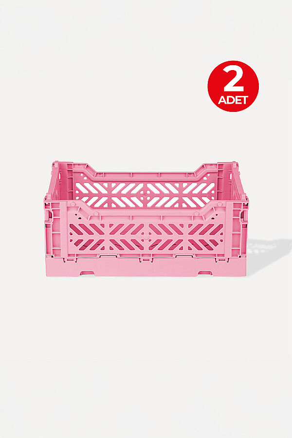 Aykasa 261710 Minibox Baby Pink Katlanabilir Kasa 2'li Paket - 1