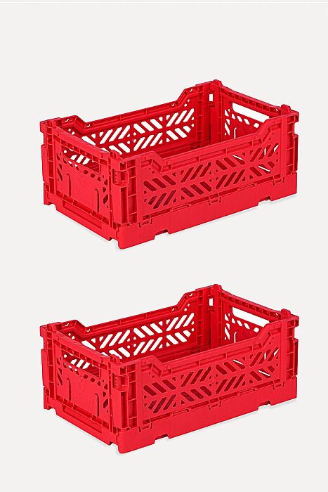 Aykasa 261710 Minibox Red Katlanabilir Kasa 2'li Paket - 2