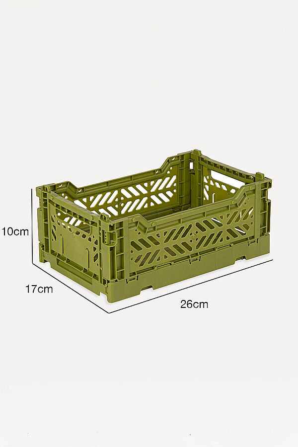 Aykasa 261710 Minibox Olive Katlanabilir Kasa - 4