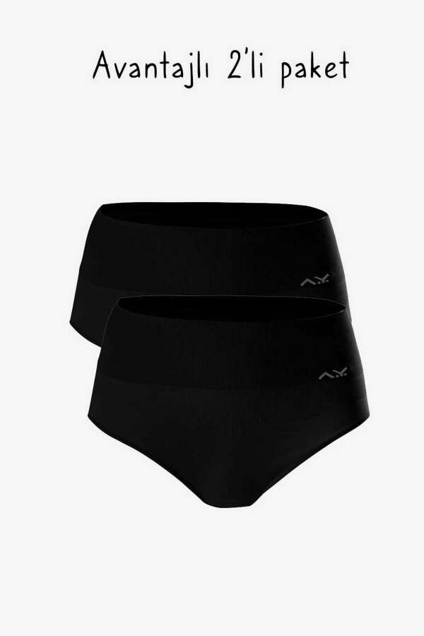 Ayyıldız 01 Siyah Külot Korse 2'li Paket - 1
