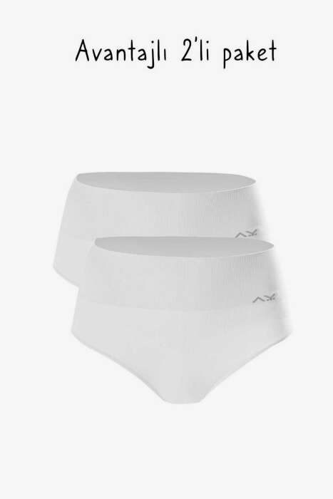 Ayyıldız 01 Beyaz Külot Korse 2'li Paket - AYYILDIZ