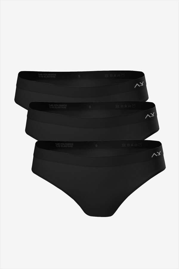 Ayyıldız 02 Siyah Külot 3'lü Paket - 1