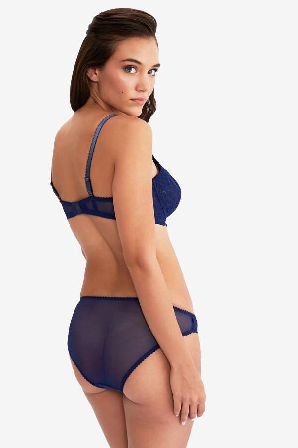 Ayyıldız 103 Lacivert Sütyen Külot Takım - 2