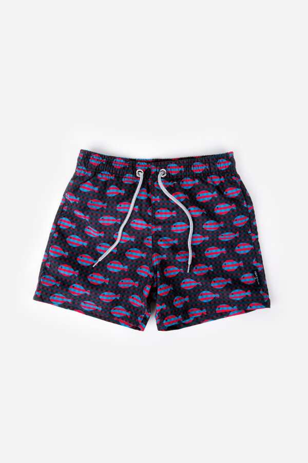 Ayyıldız 106 Kahve Balık Erkek Çocuk Deniz Şortu - 1