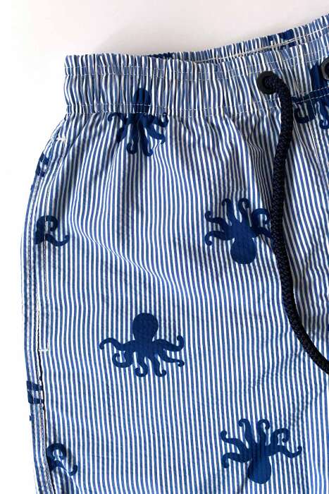 Ayyıldız 106 Lacivert Desenli Erkek Çocuk Deniz Şortu - 2