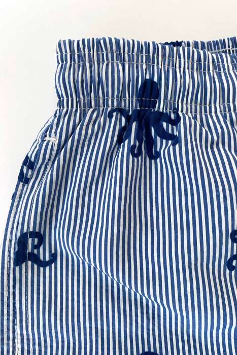 Ayyıldız 106 Lacivert Desenli Erkek Çocuk Deniz Şortu - 3