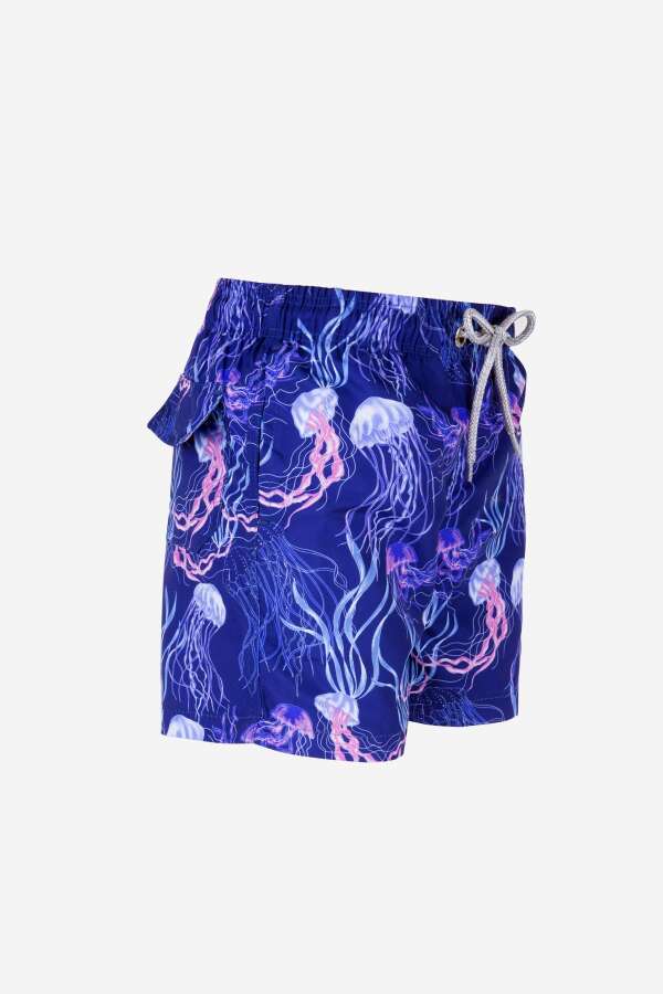 Ayyıldız 106 Lacivert Erkek Çocuk Deniz Şortu - 2