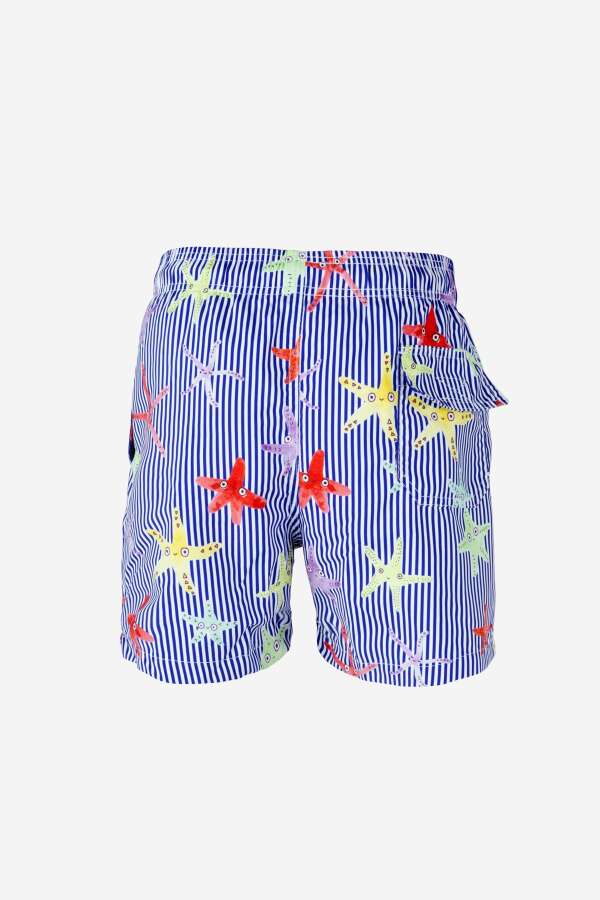 Ayyıldız 106 Mavi Yıldız Erkek Çocuk Deniz Şortu - 3