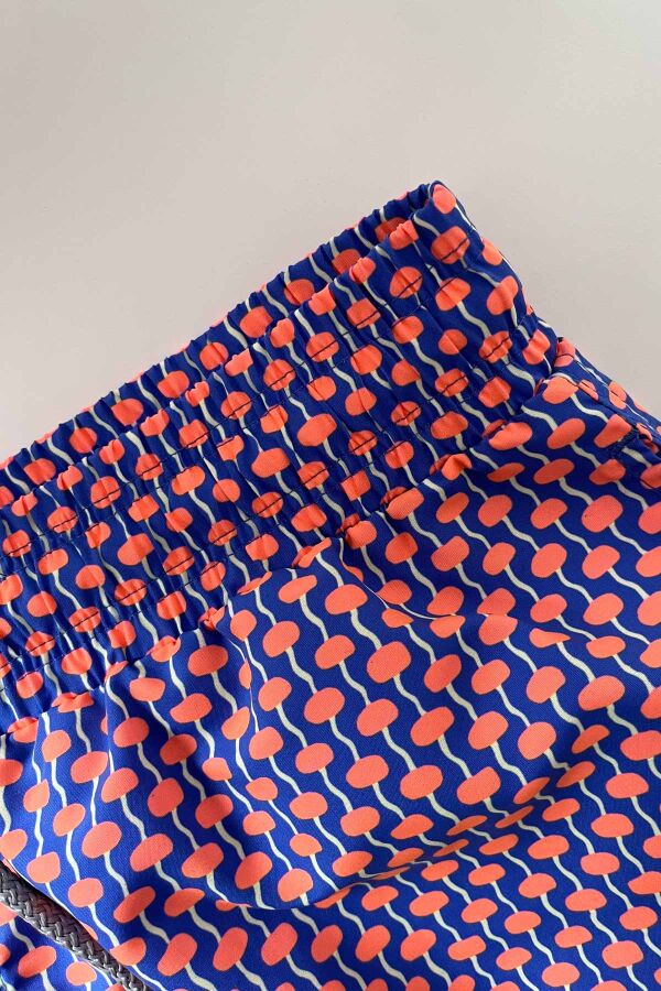 Ayyıldız 106 Mavi Turuncu Erkek Çocuk Deniz Şortu - 2