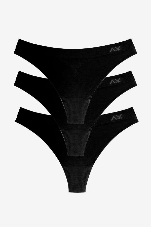 Ayyıldız 106 Siyah Külot 3'lü Paket - 1