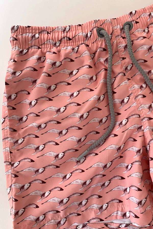 Ayyıldız 106 Somon Desenli Erkek Çocuk Deniz Şortu - 2