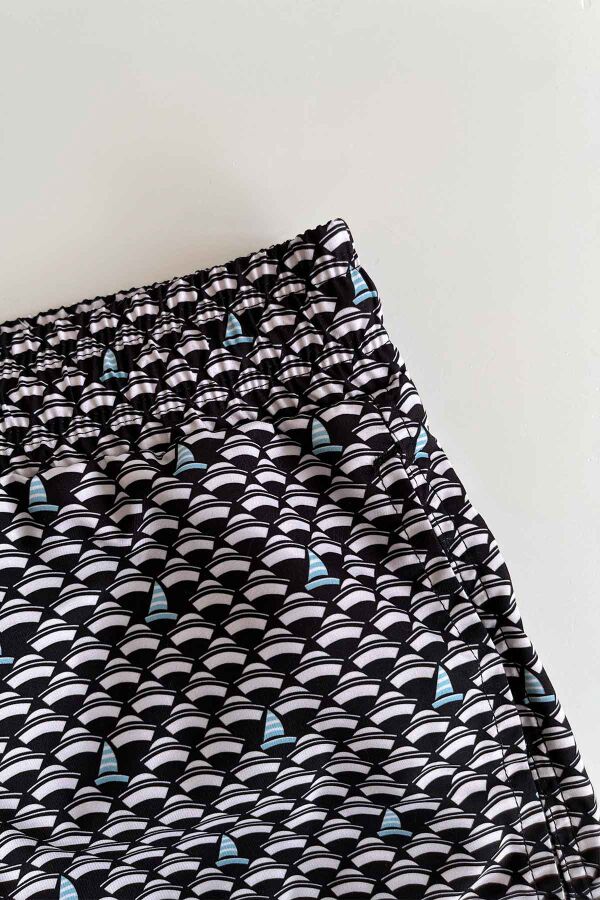 Ayyıldız 106 Yelken Desenli Erkek Çocuk Deniz Şortu - 2