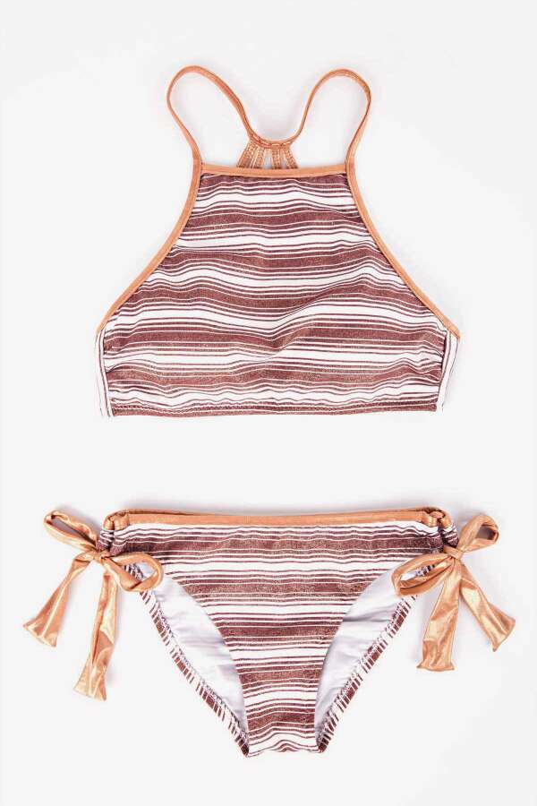 Ayyıldız 1451 Kahve Kız Çocuk Bikini Takımı - 1