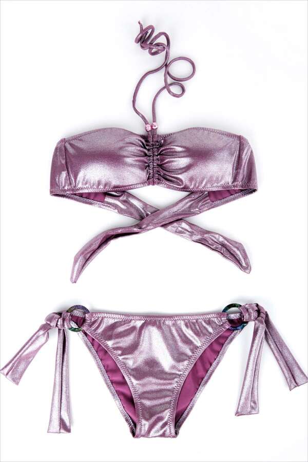 Ayyıldız 1456 Fuşya Kız Çocuk Bikini Takımı - 1