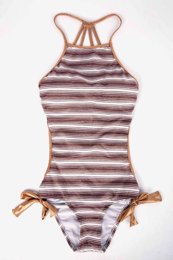 Ayyıldız 1477 Kahve Kız Çocuk Mayokini - 1