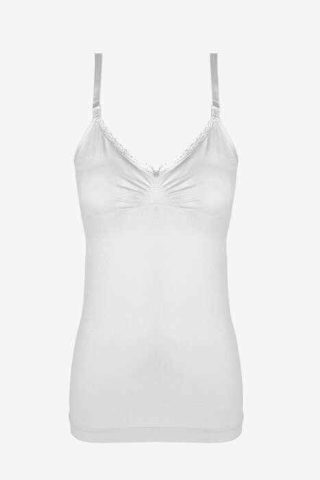 Ayyıldız 1658 Beyaz Emzirme Atleti - 4