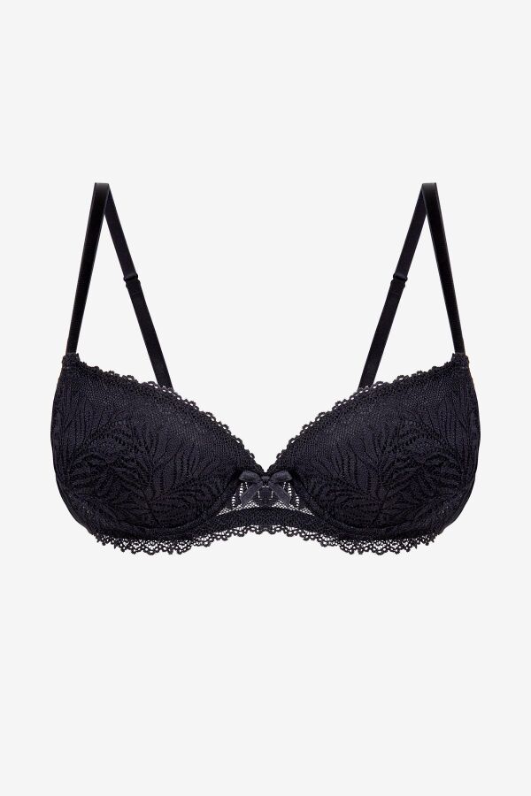 Ayyıldız 175 Siyah Dantelli Sütyen - 4