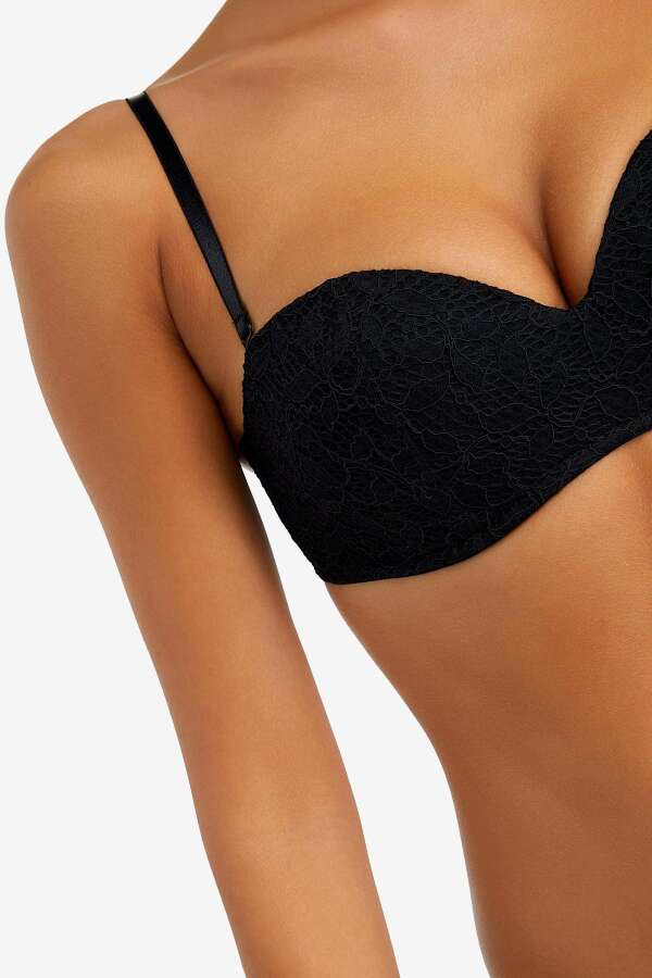 Ayyıldız 2026 Siyah Straplez Sütyen - 3