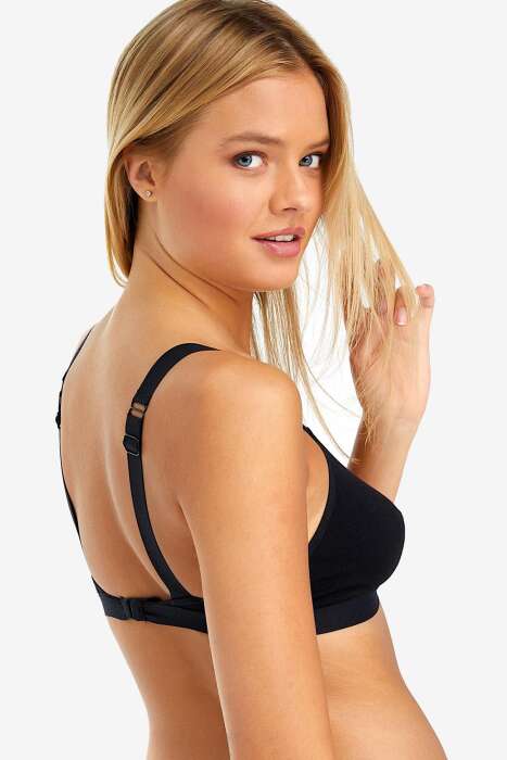 Ayyıldız 2028 Siyah Penye Sütyen - 3