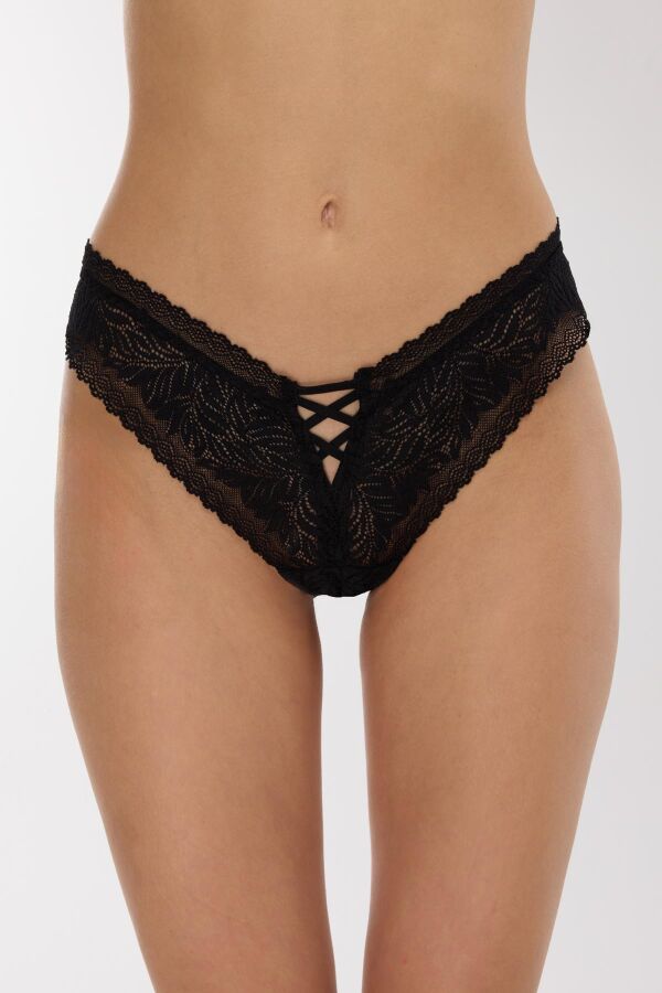 Ayyıldız 2032 Siyah Brazilian Külot - 1