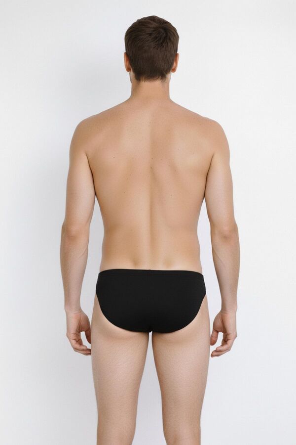 Ayyıldız 222 Erkek Siyah Slip Mayo - 2