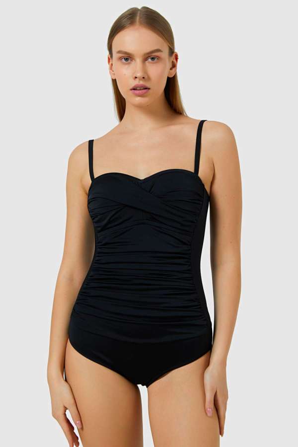 Ayyıldız 3008 Siyah Toparlayıcı Mayo - 1