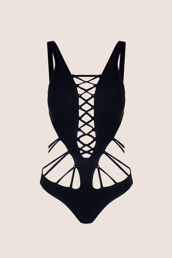 Ayyıldız 3019 Siyah Mayokini - 4