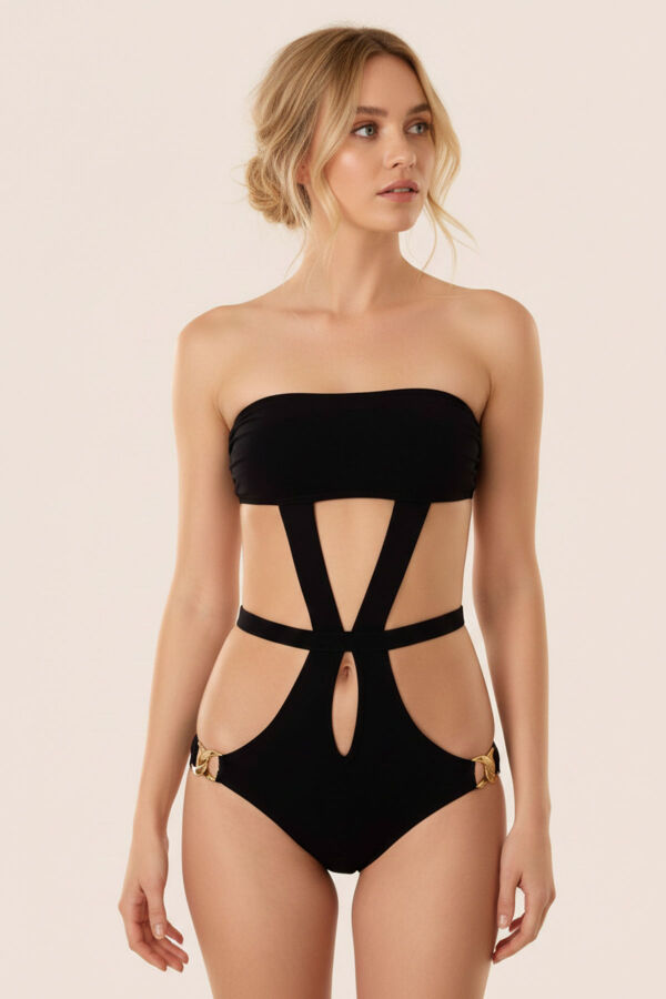 Ayyıldız 3022 Siyah Mayokini - 1